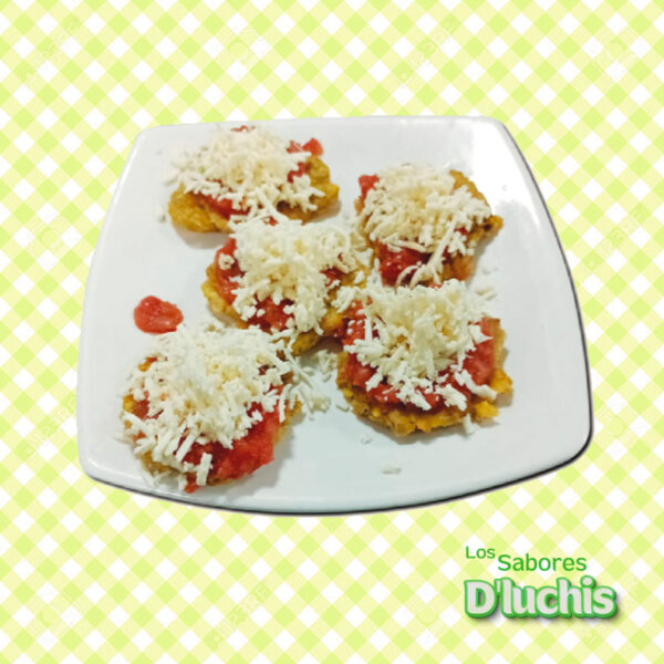 Entrada Patacon + Queso + Hogao