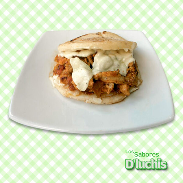 Arepa con Lomo de Cerdo